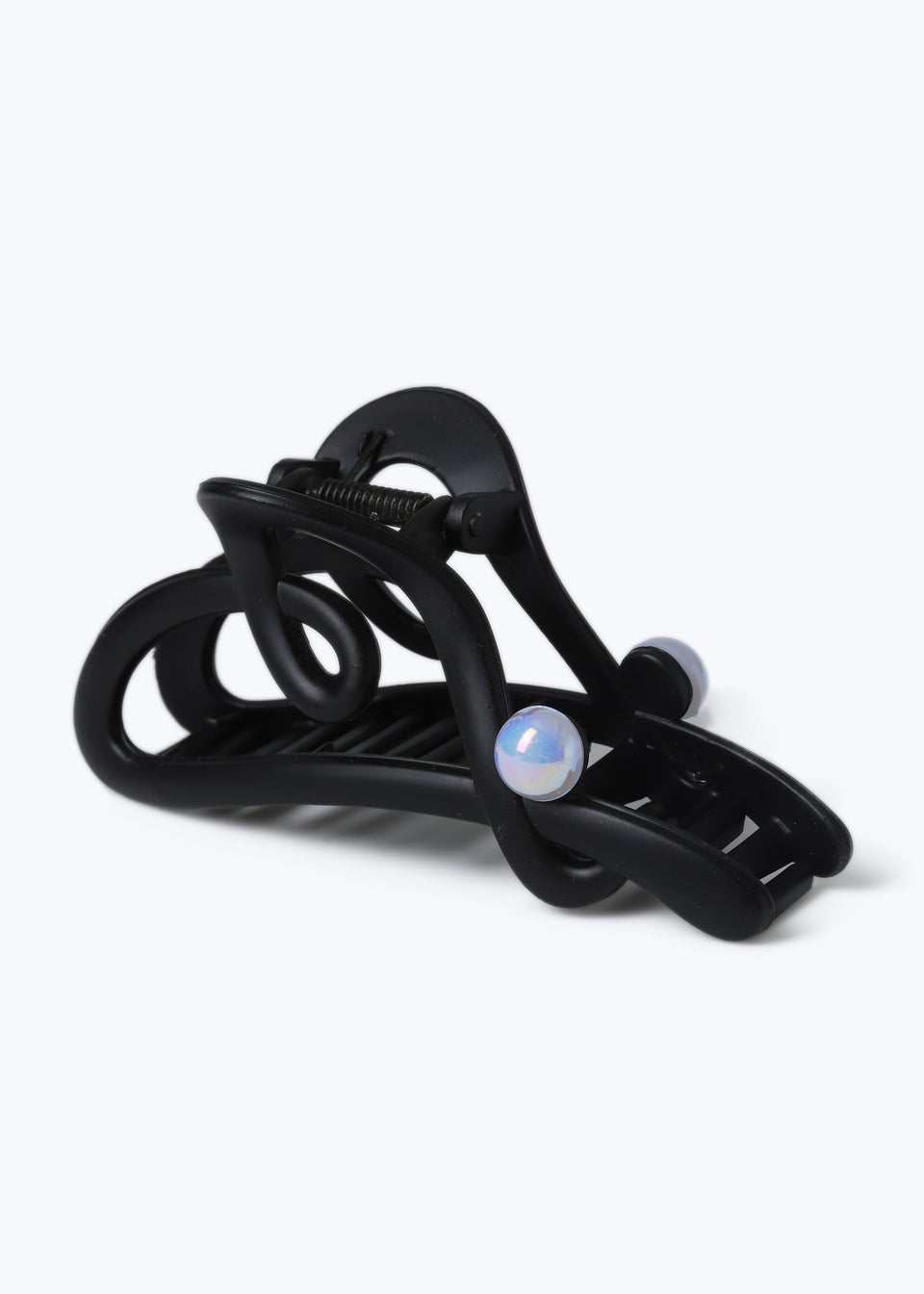 Muse  Black Pearl Heart Claw Clip