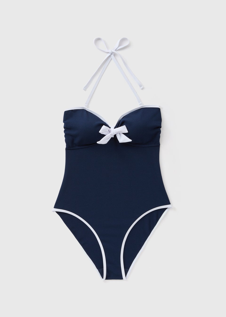 Navy Bow Tie Swimsuit