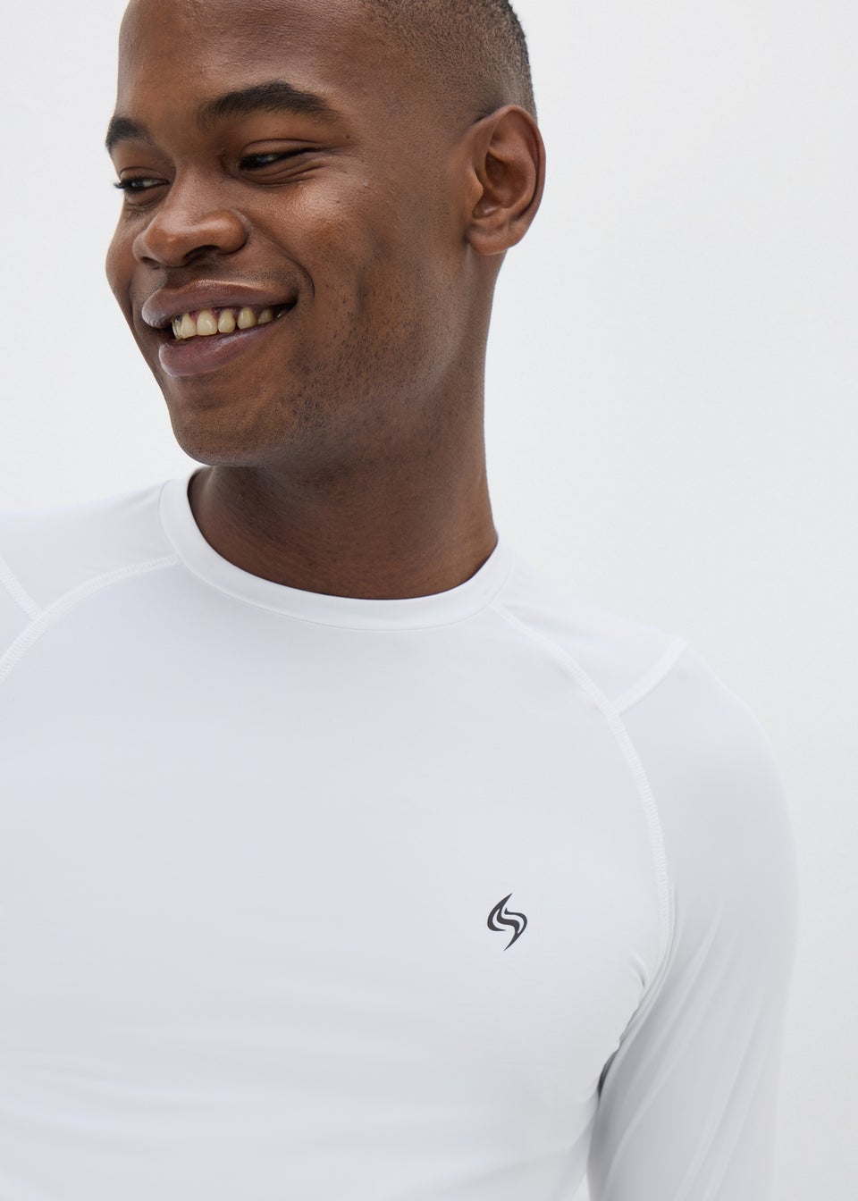 Souluxe White Base Layer Long Sleeve Top
