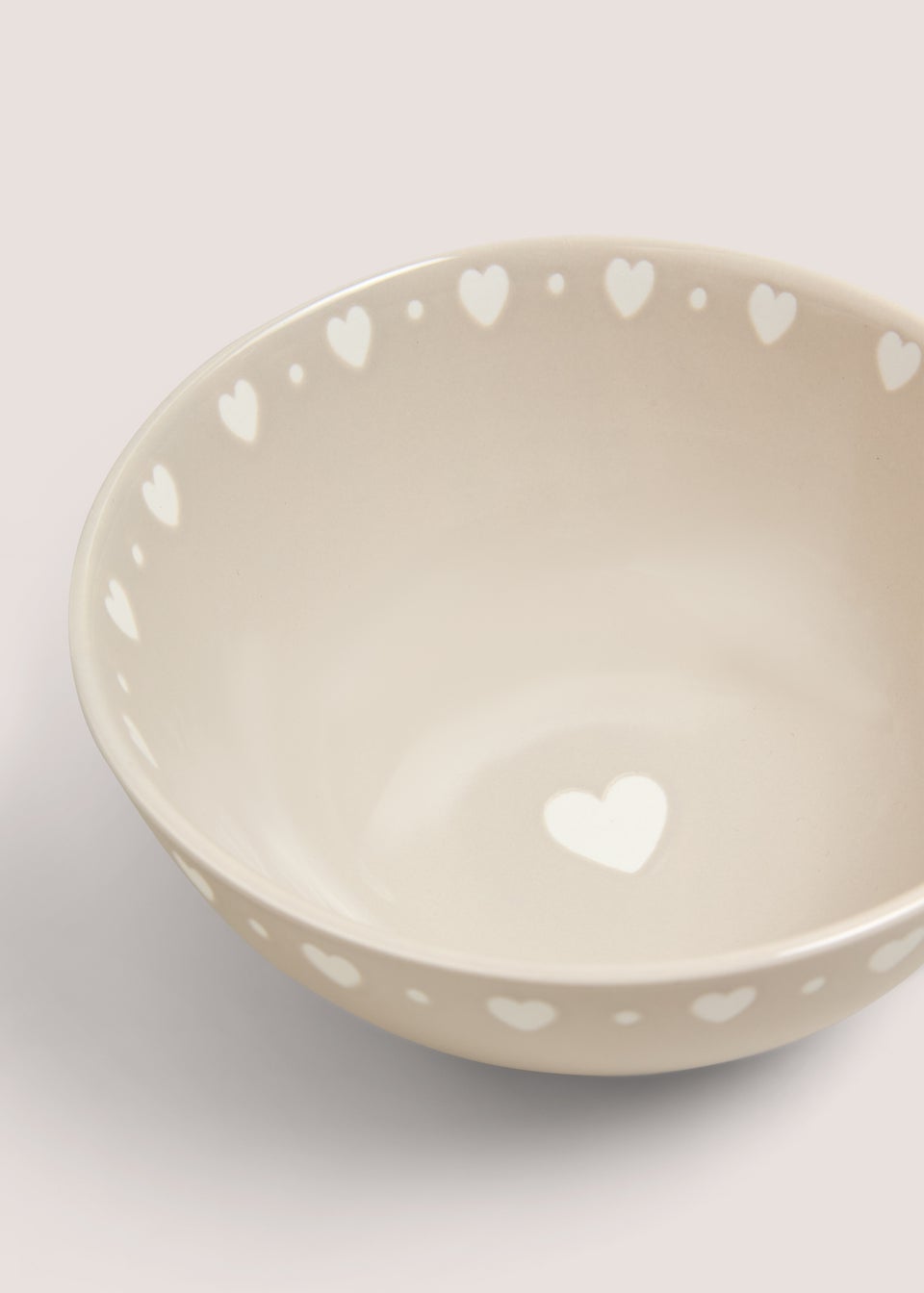 Neutral Heart Bowl