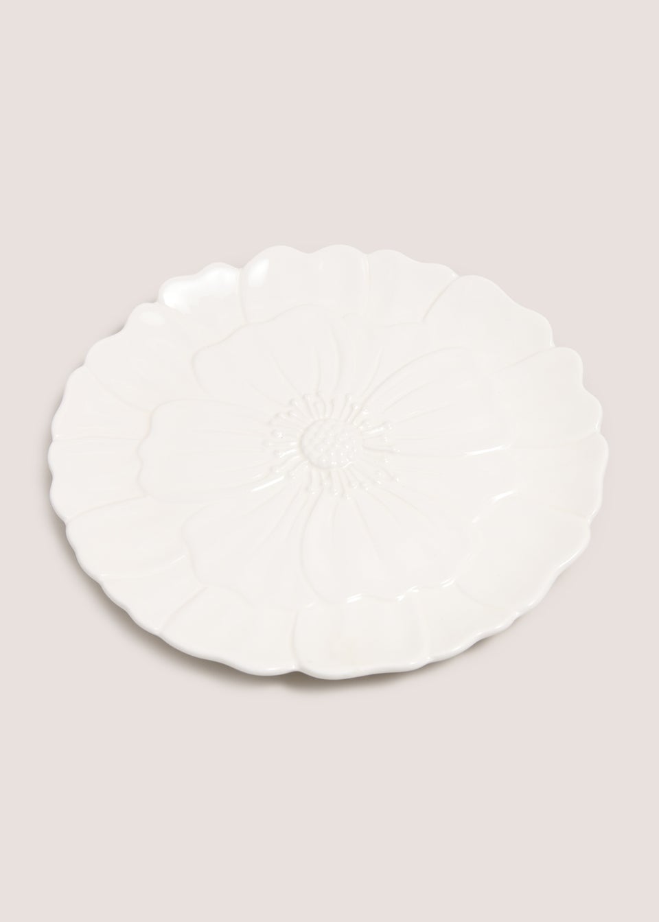 White Meadow Flower Side Plate