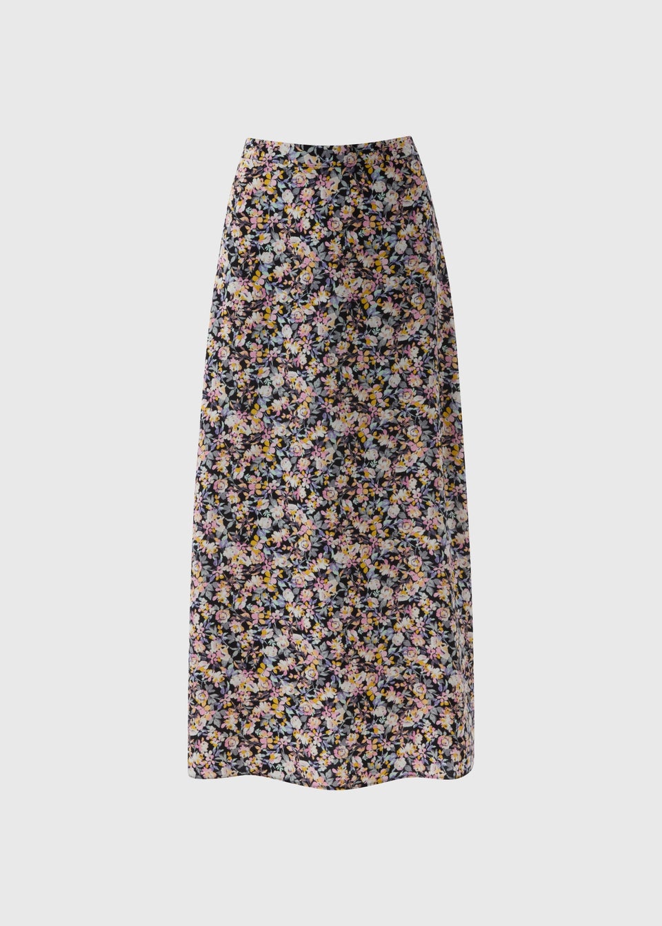 Multicolour Floral Flared Midaxi Skirt