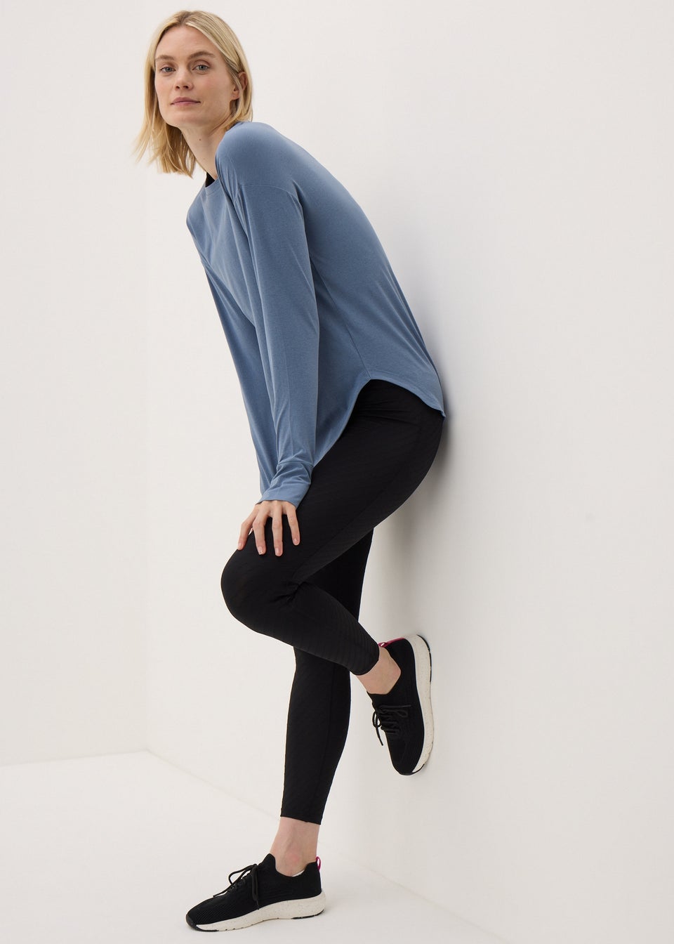 Souluxe Blue Long Sleeve Top