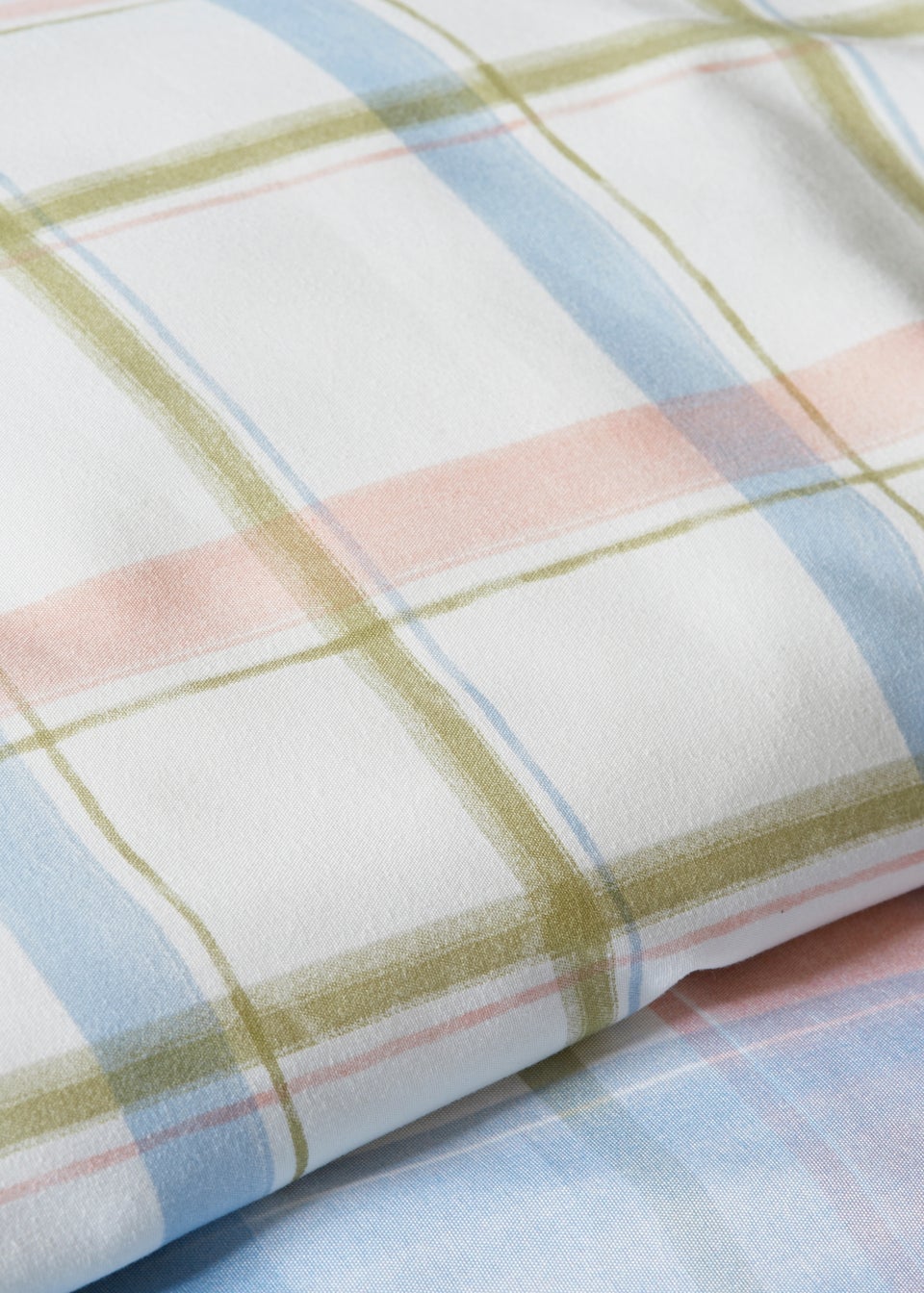 Multicolour Grid Check Duvet Set