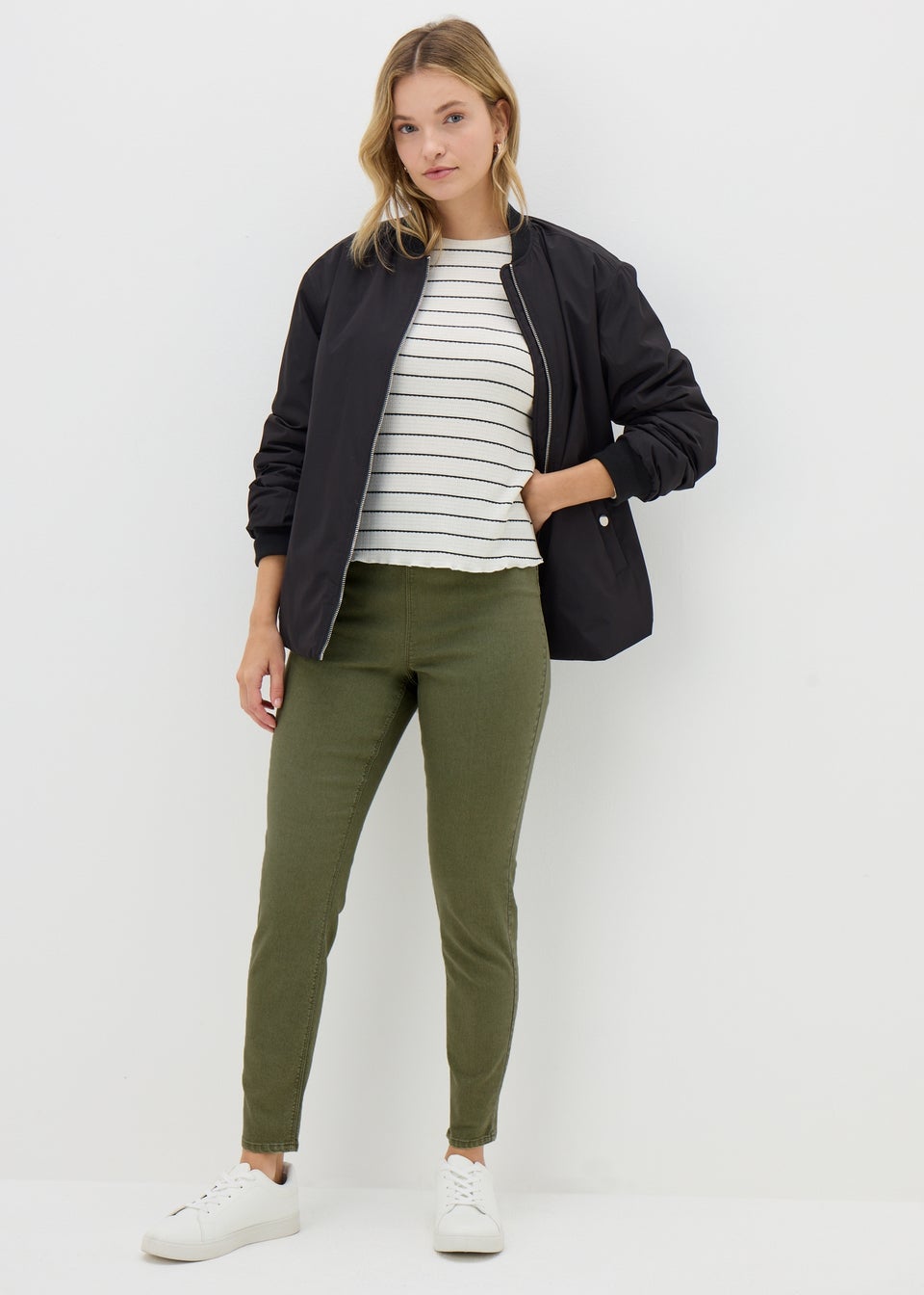 Khaki Rosie Jeggings