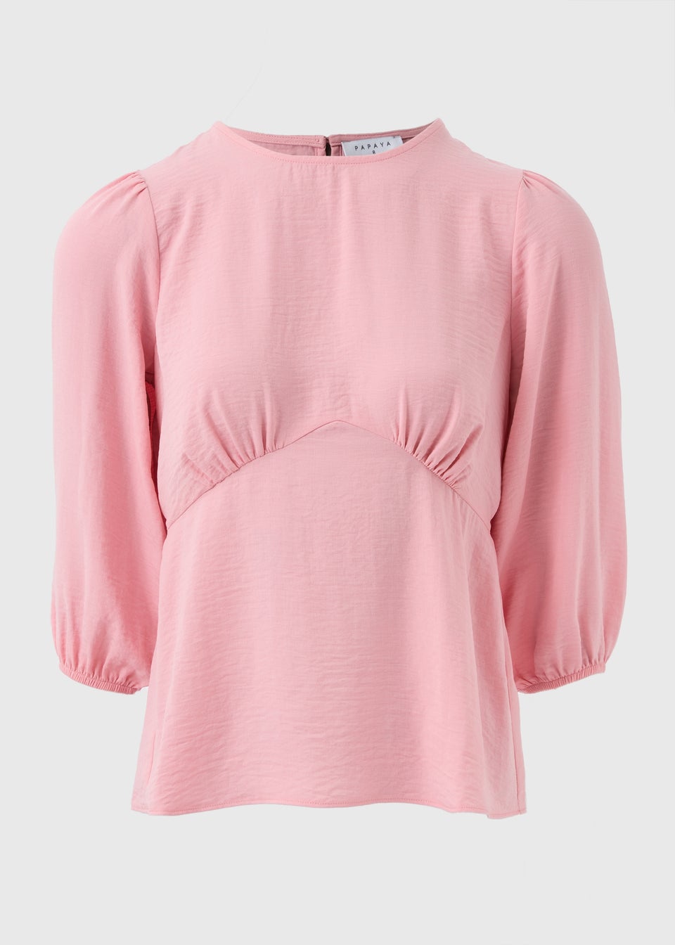 Pink 3/4 Sleeve Blouse