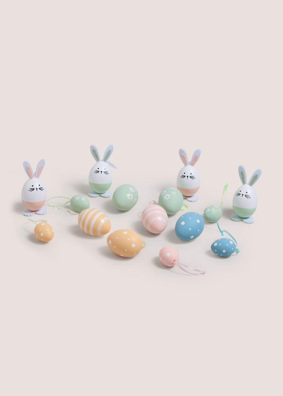 15 Pack Easter Egg Hanging Decorations