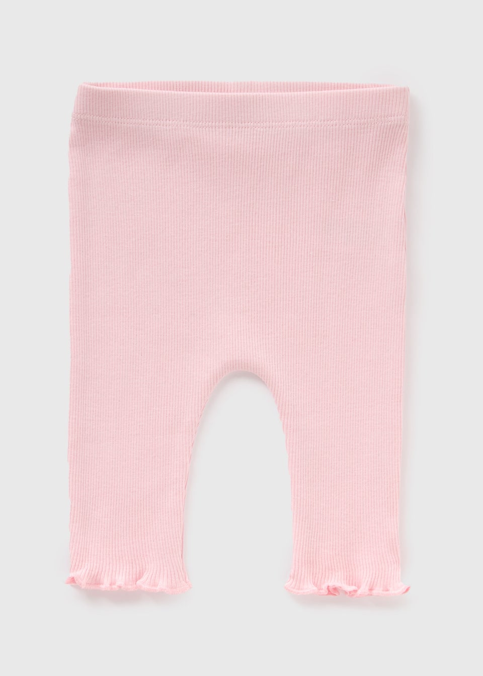 Baby Pink Ribbed Leggings (Newborn-23mths)