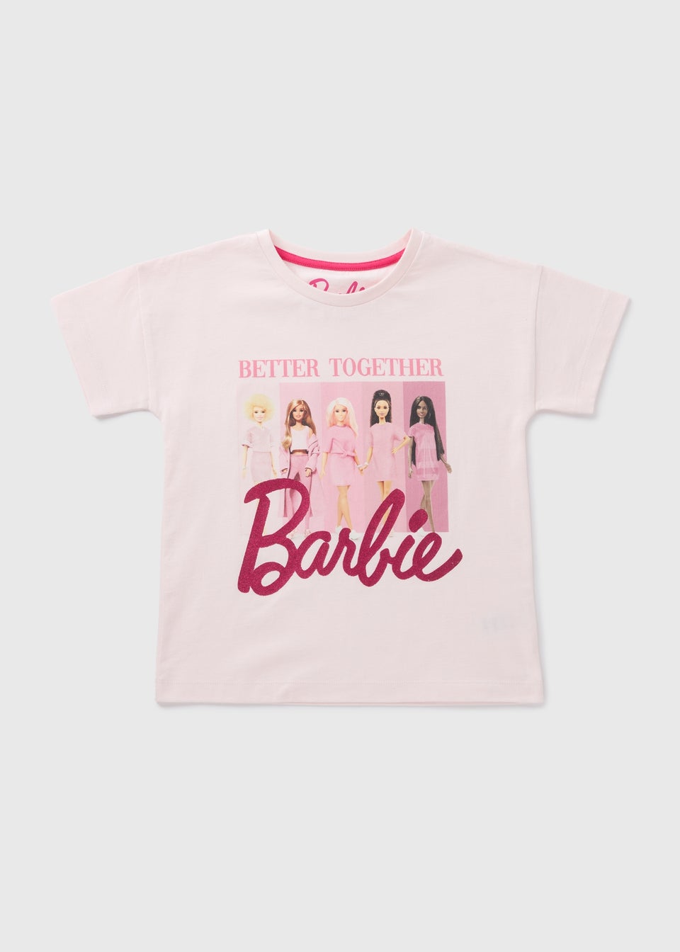 Barbie Girls Pink T-Shirt (4-13yrs)