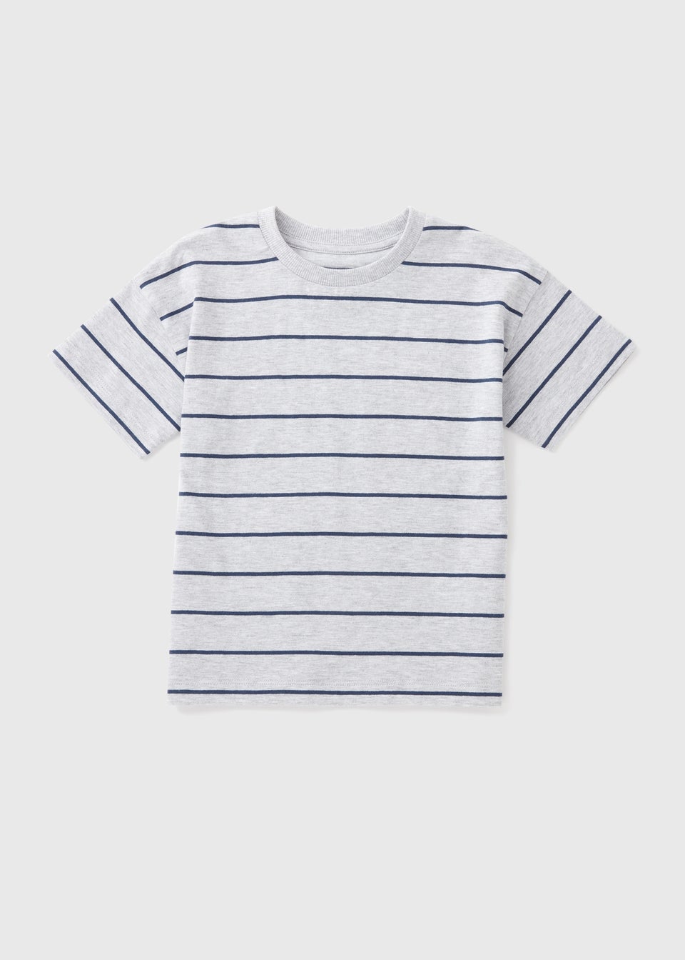5 Pack Boys Multicolour Stripe & Solid T-Shirts (1-7yrs)