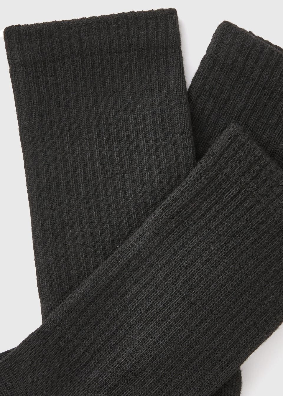 3 Pack Black Crew Sports Socks