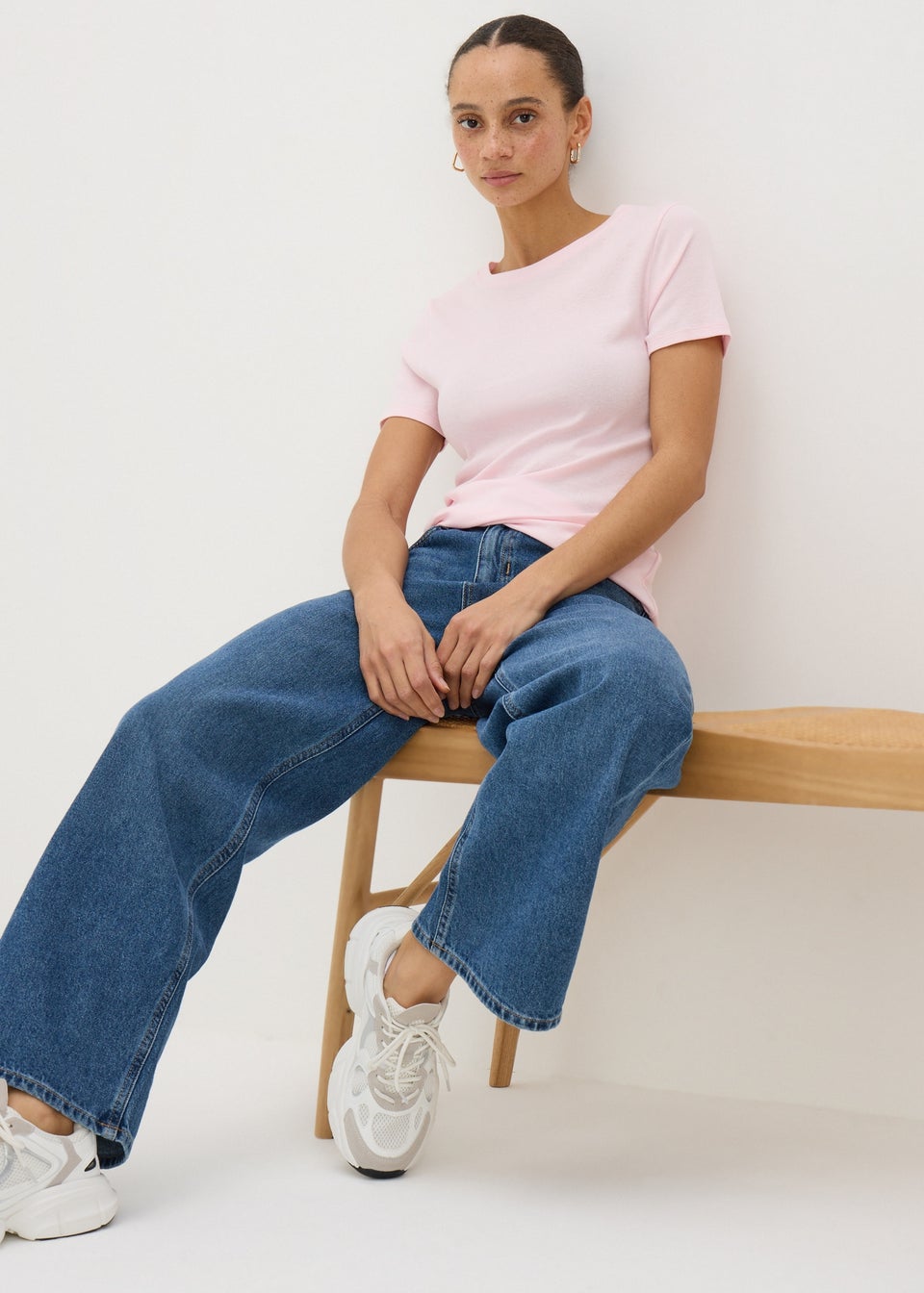 Pink Fitted T-Shirt