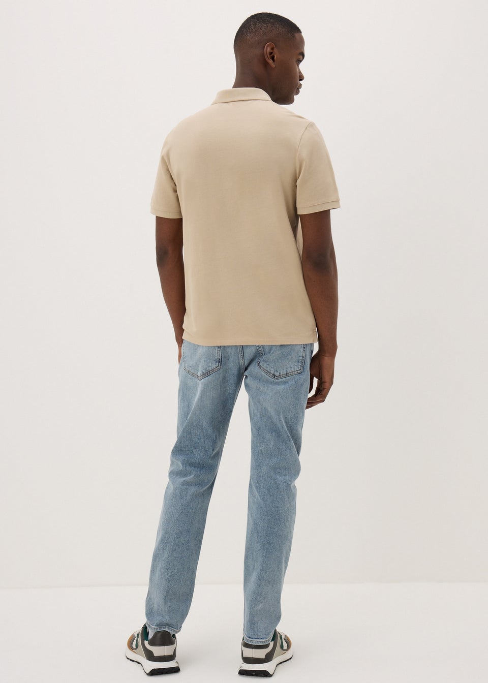 Lightwash Slim Fit Tapered Jeans