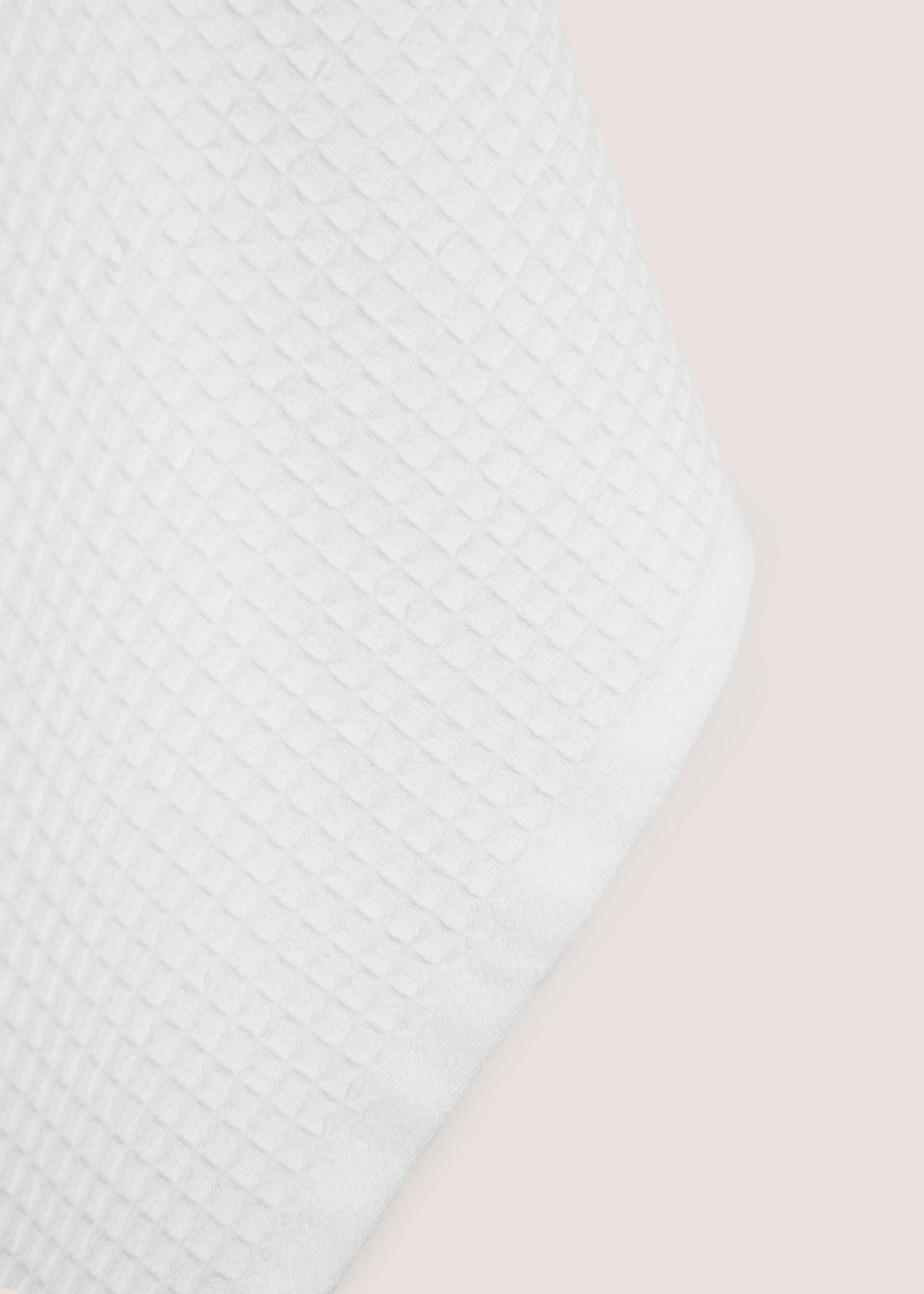 White Waffle Towel