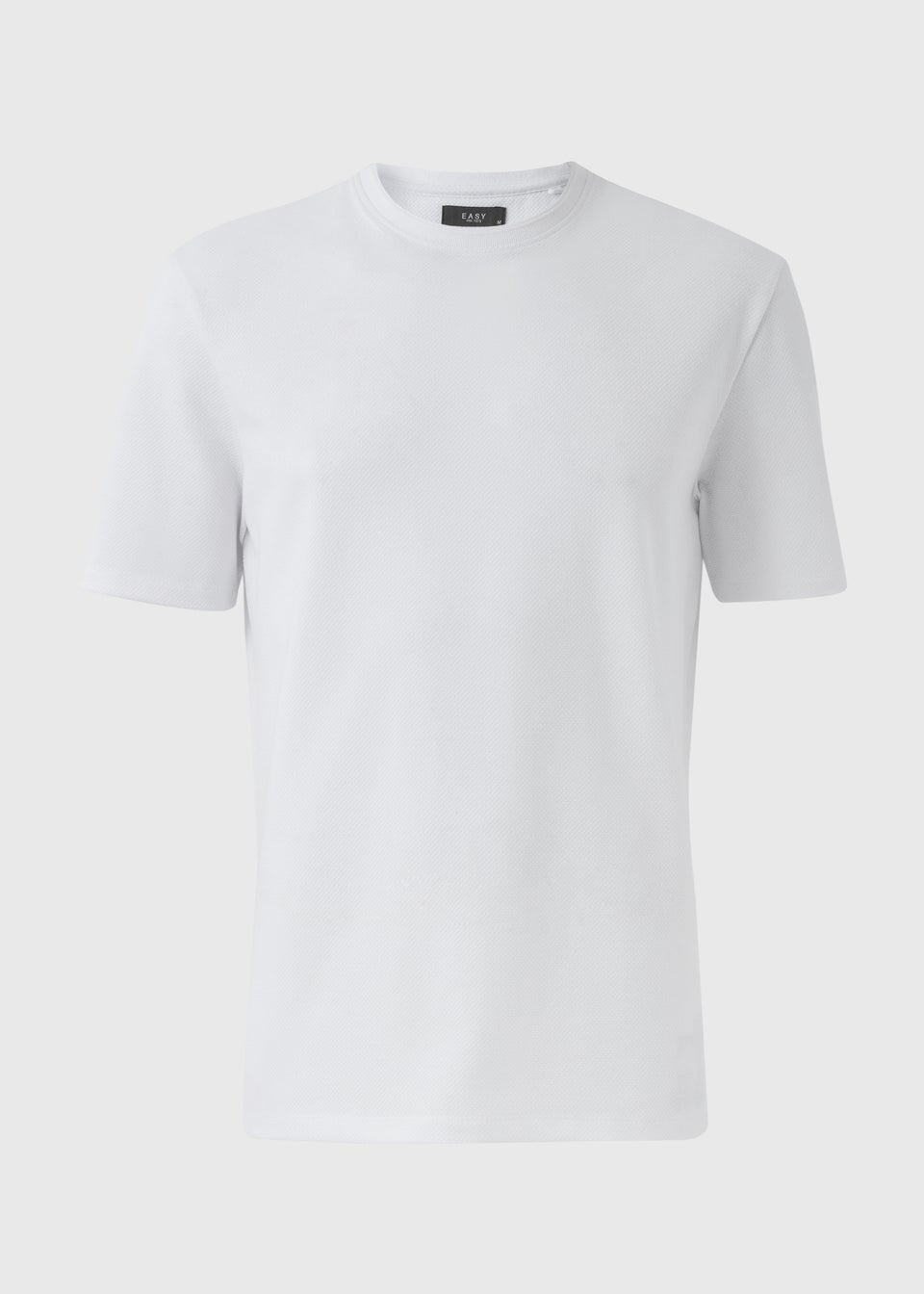 White Textured T-Shirt