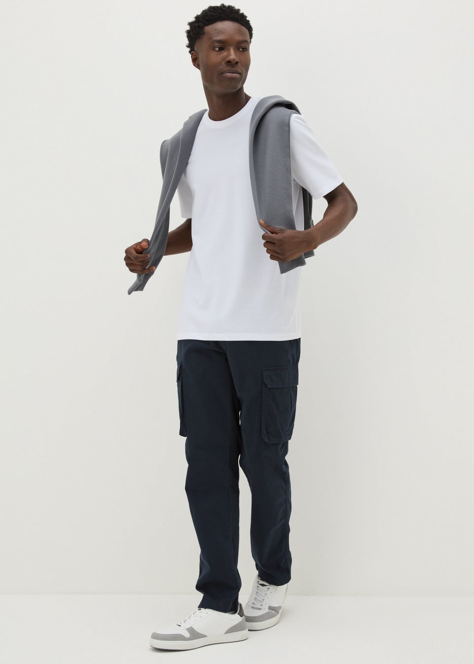 White Textured T-Shirt