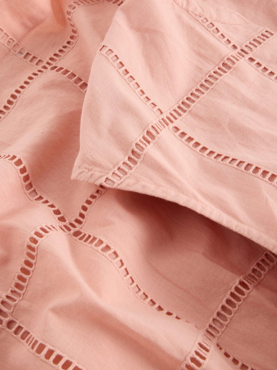 Kleid Fleur mit Lochstickkaro