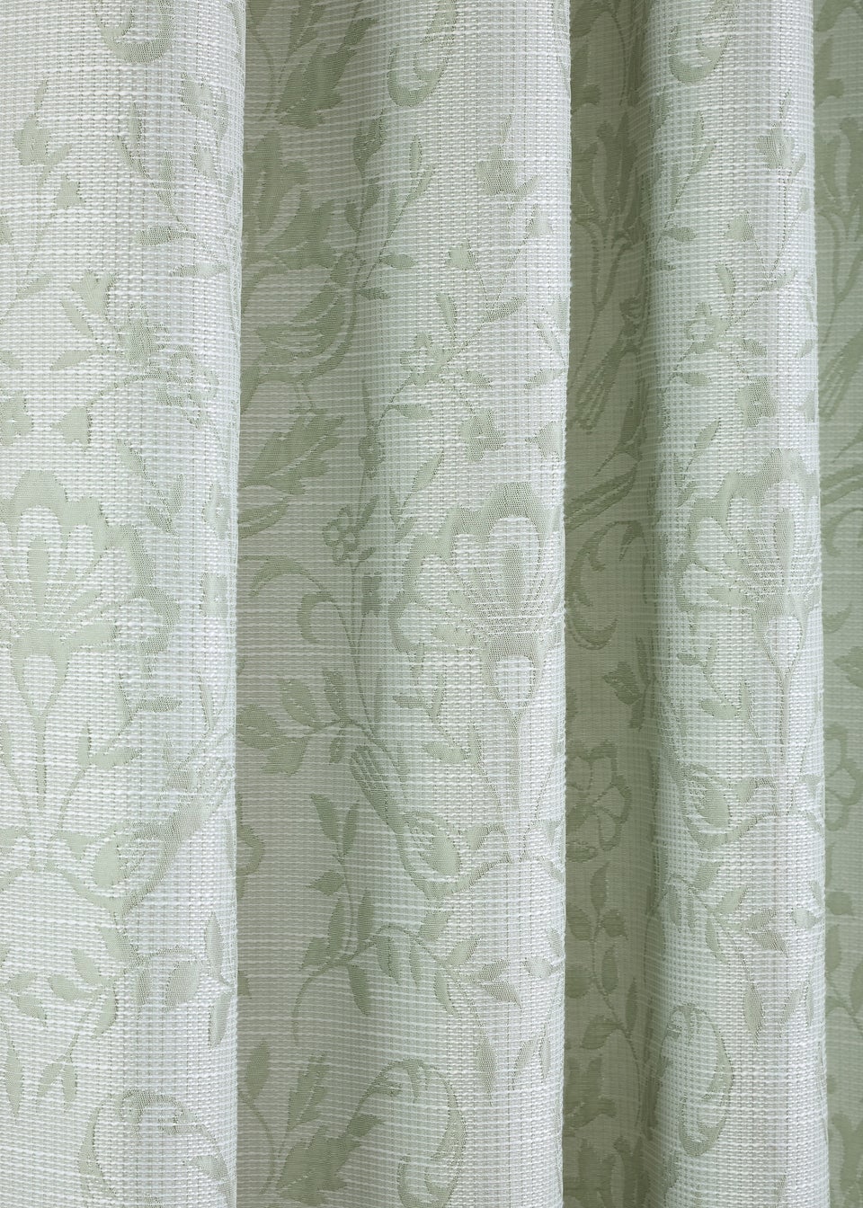 Curtina Marple Thermal Green Eyelet Curtains
