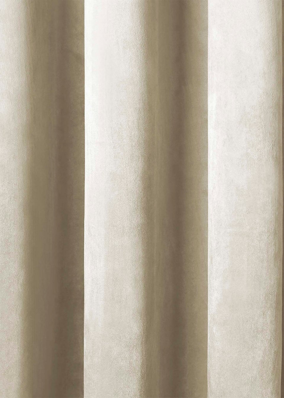 Laurence Llewelyn-Bowen Montrose Velvet Blackout Ivory Eyelet Curtains