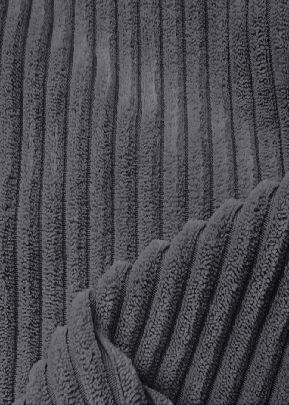 rucomfy Jumbo Cord Cube Slate Grey Beanbag