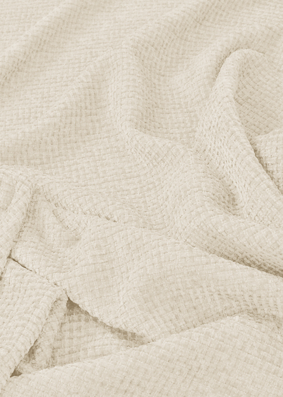 rucomfy Waffle Kids Slouchbag Cream Beanbag