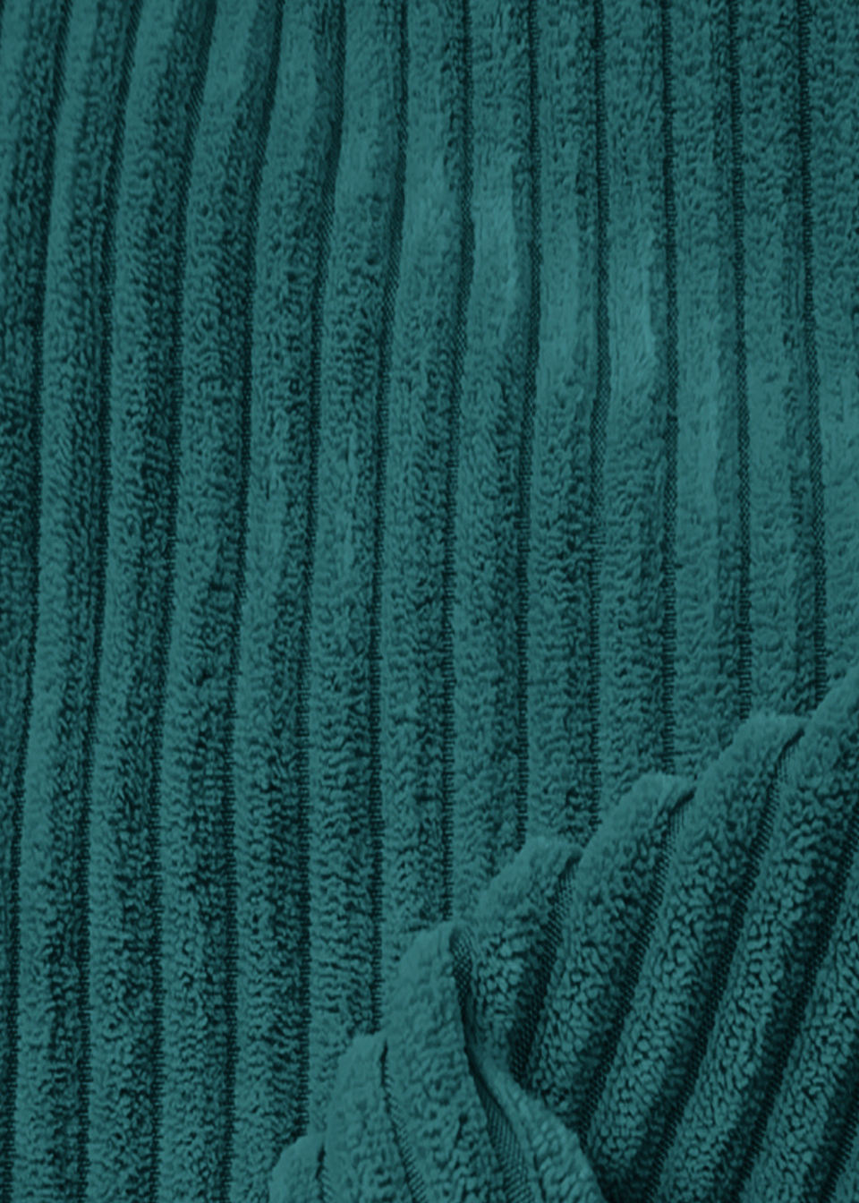 rucomfy Jumbo Cord Burrower Medium Teal Pet Bed