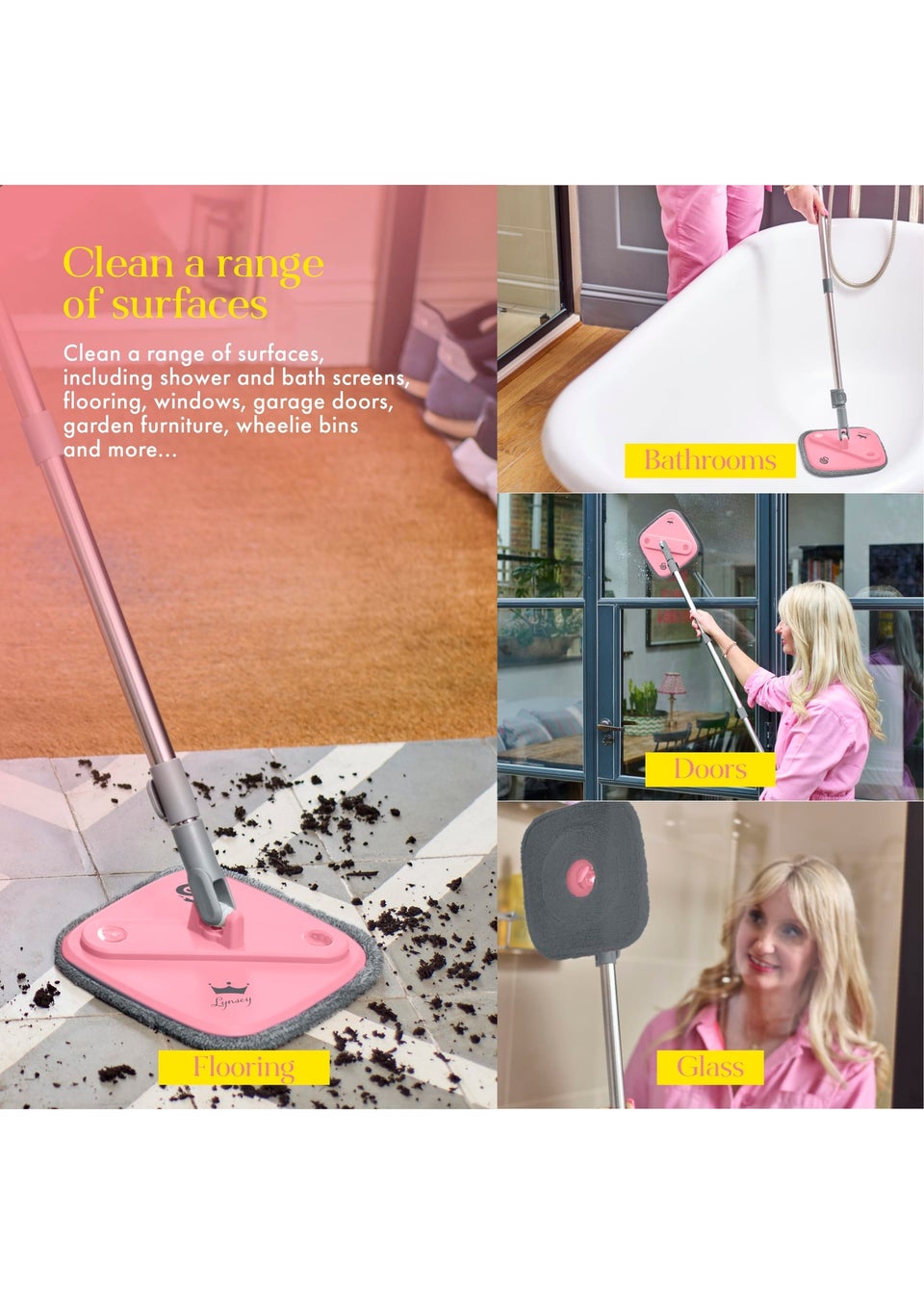 Swan Lynsey Queen Of Clean Spin Mop