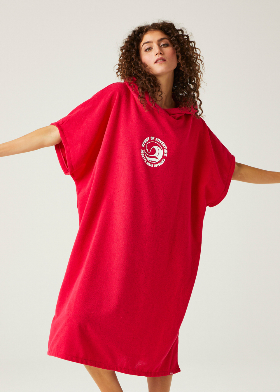 Regatta Pink Adult Towel Robe Matalan