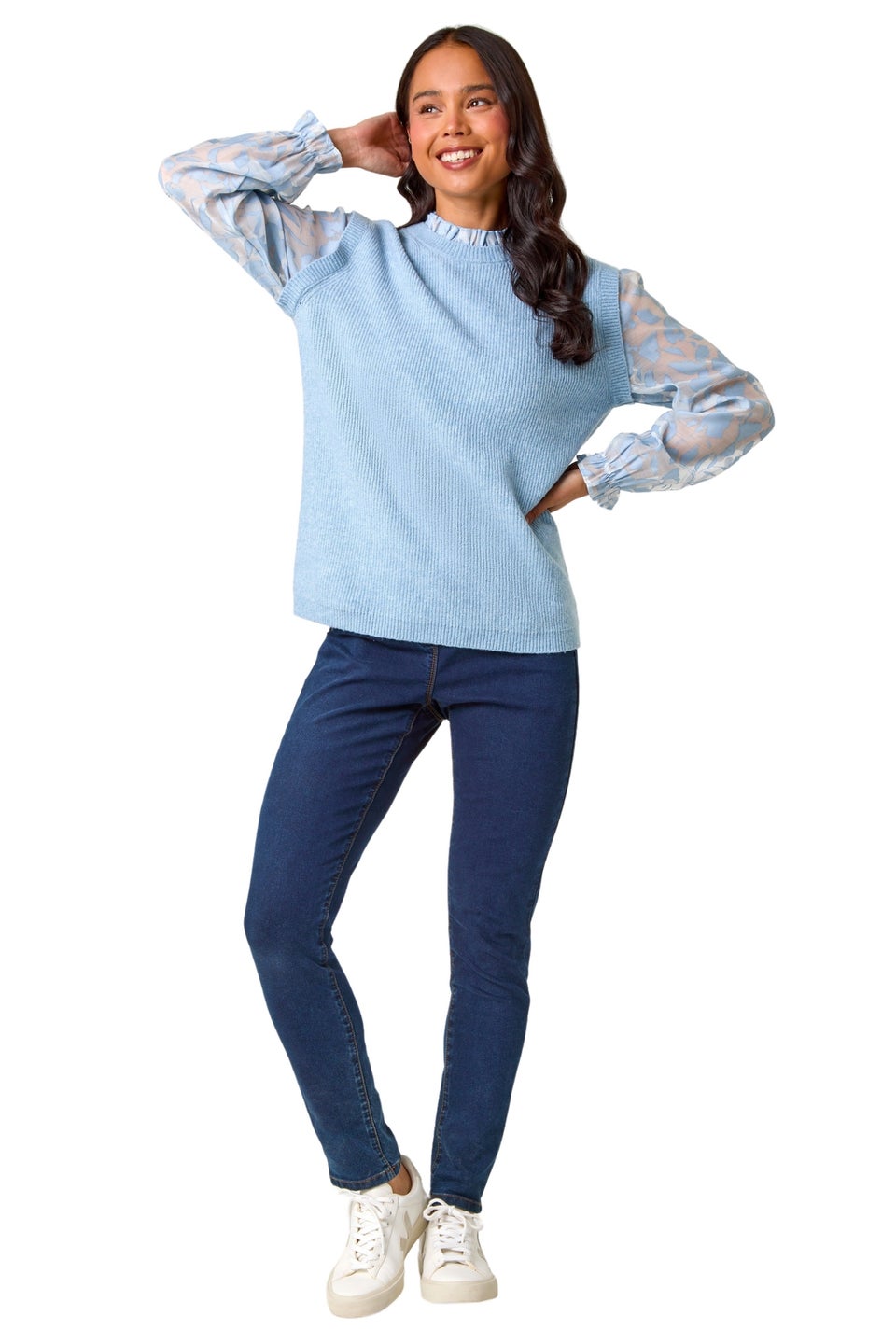 2 in 1 knit jumper best sale