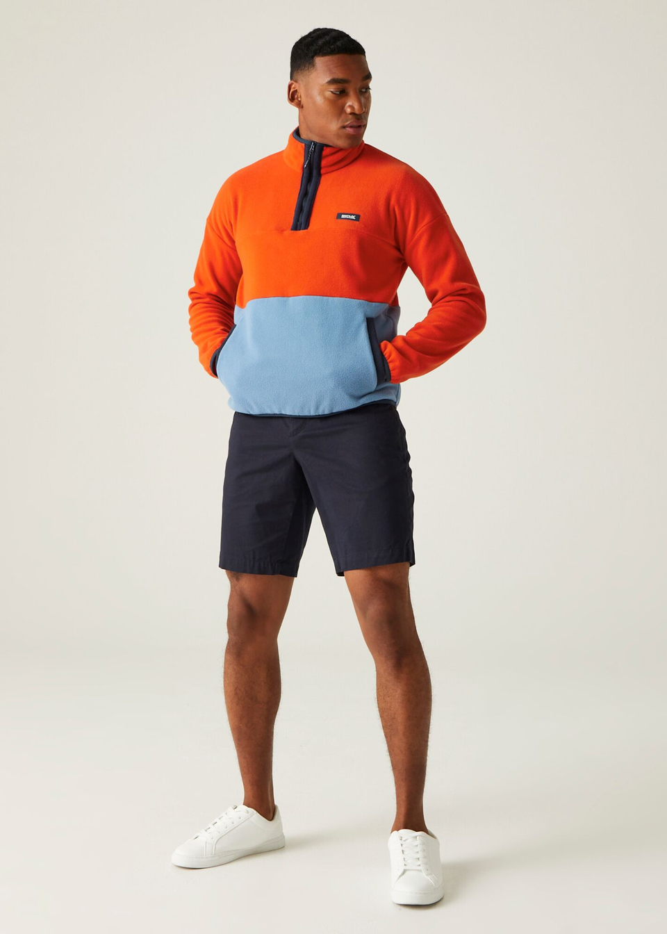 Regatta Orange Men's Callide Half Zip Fleece