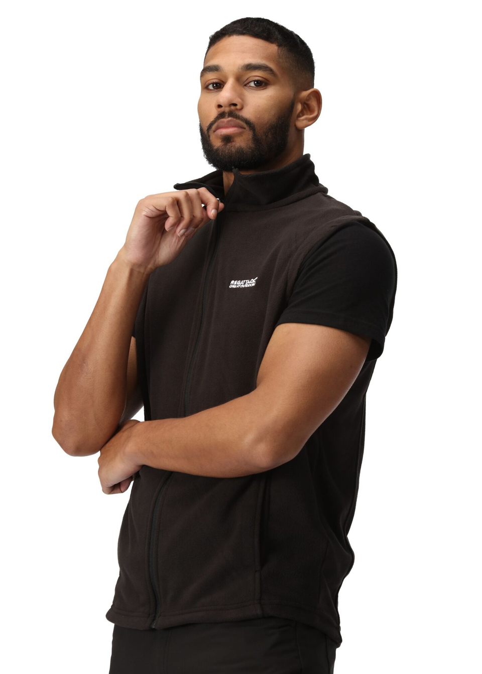 Regatta Black Tobias II Fleece Bodywarmer