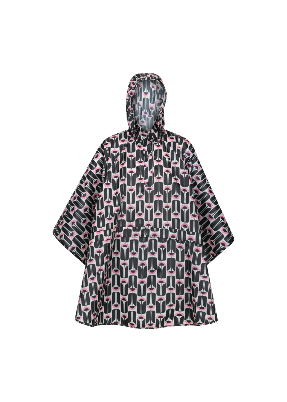Regatta Black Orla Kiely Festival Poncho