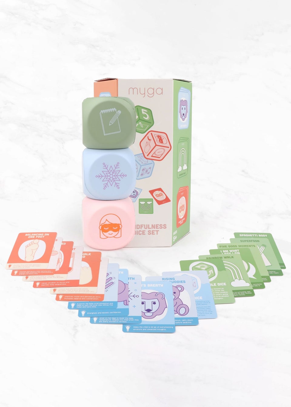 Myga Mindful Kid's Dice and Cards