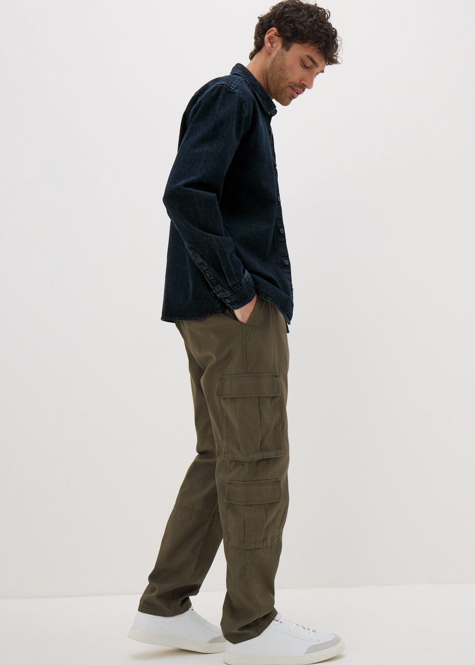 DENIM OVERSHIRT NAVY