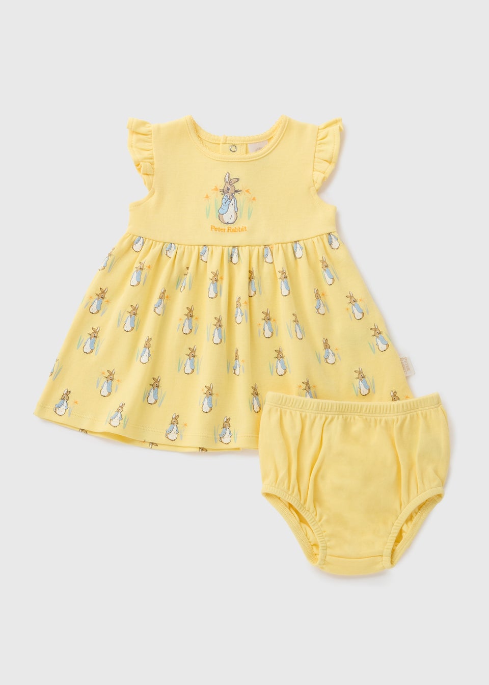 Peter Rabbit Baby Yellow Dress Set (Newborn-18mths)