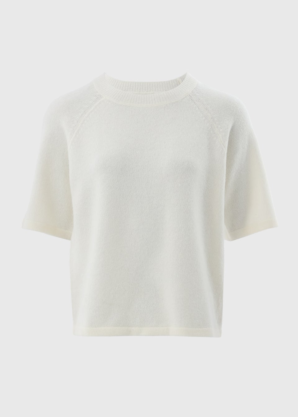 Ivory Short Sleeve Jumper