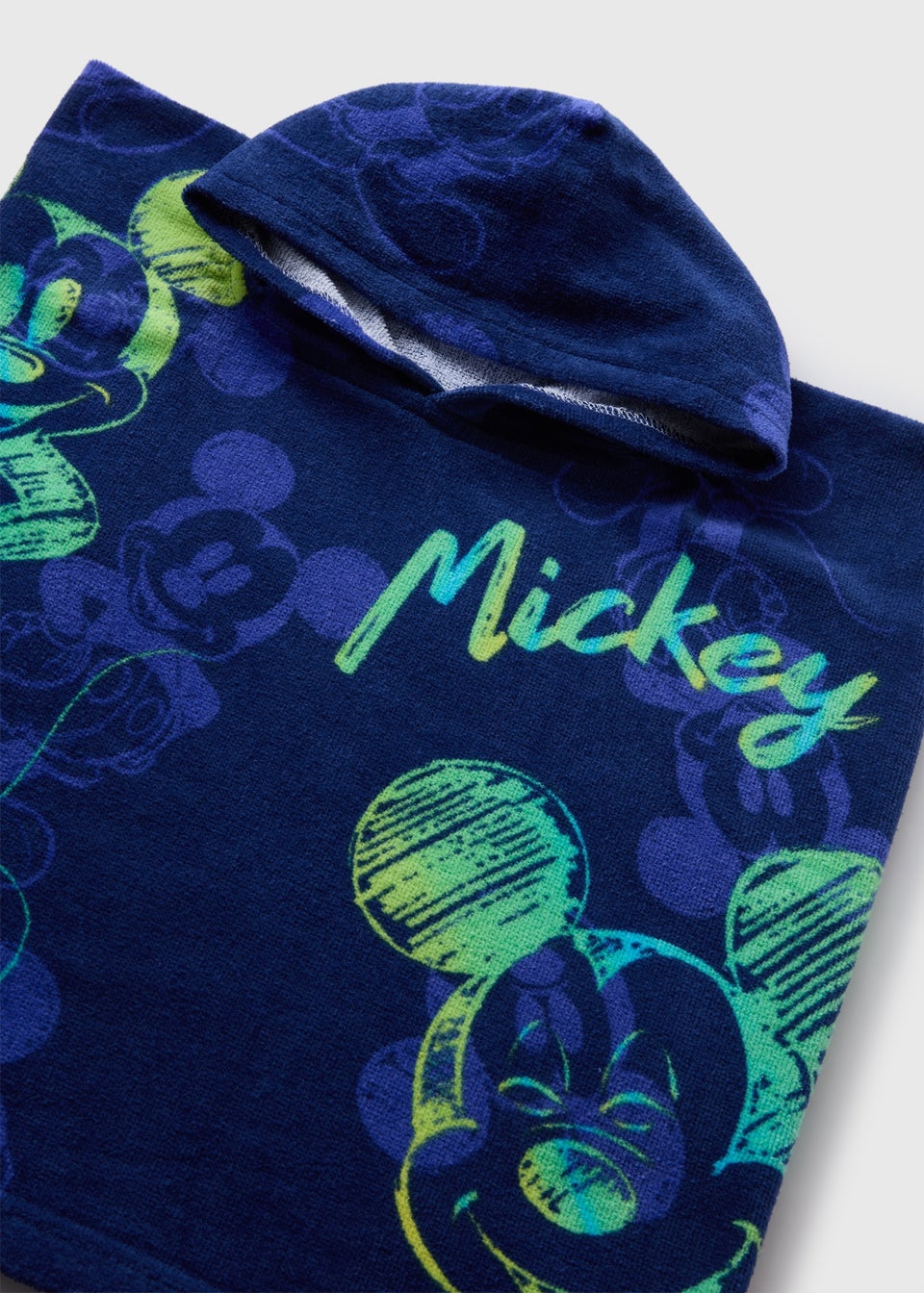 Disney Navy Mickey Mouse Poncho (One Size)