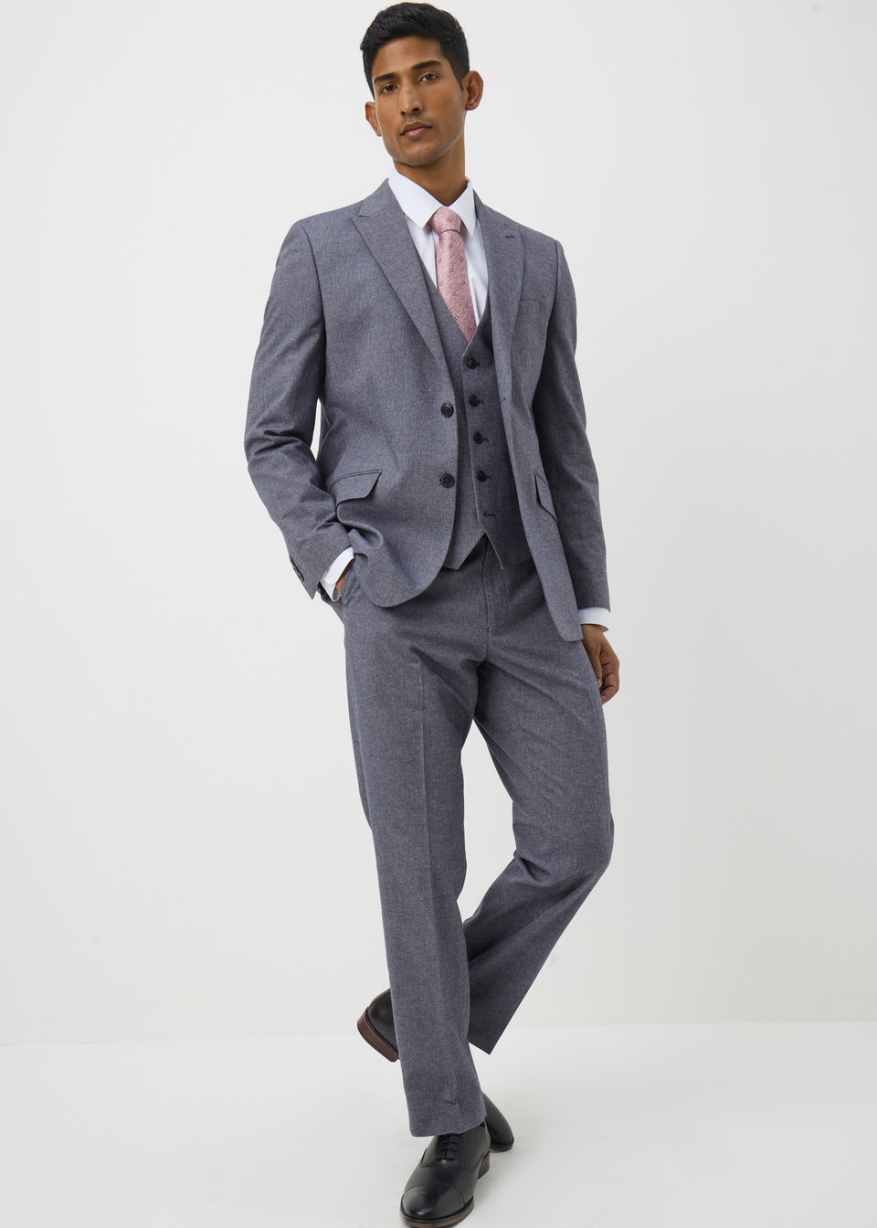 Taylor & Wright Carlo Italian Blue Denim Tailored Suit Jacket