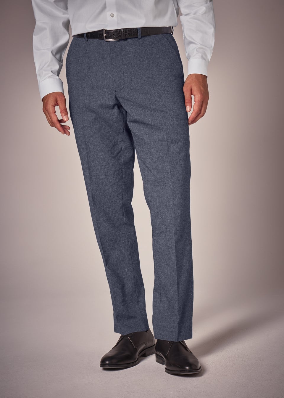 Taylor & Wright Carlo Italian Blue Denim Tailored Trousers