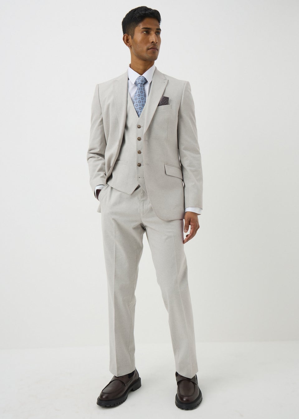 Taylor & Wright Carlo Italian Stone Tailored Suit Jacket