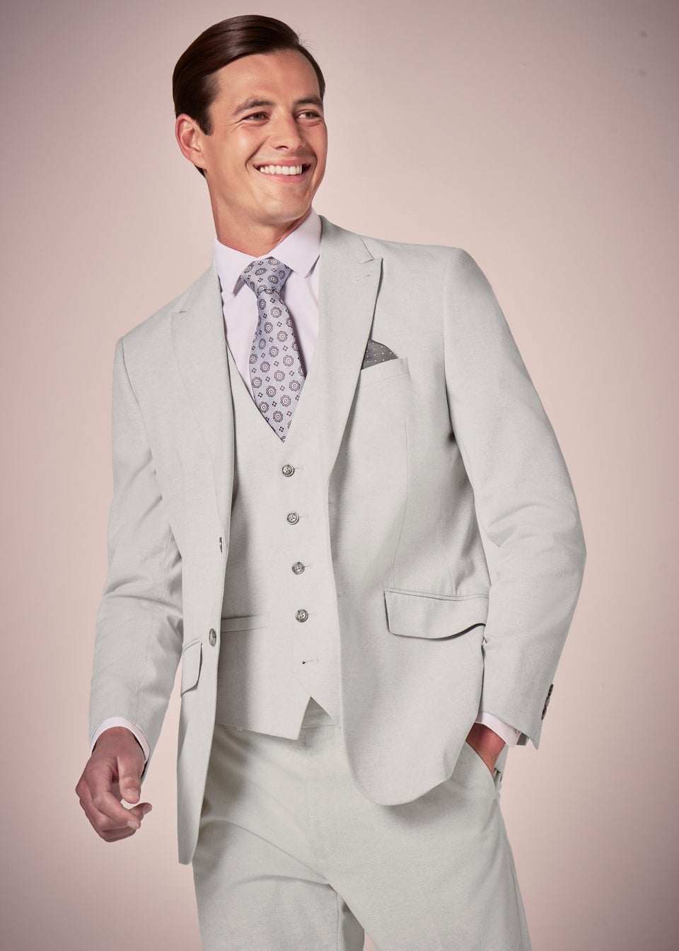 Taylor & Wright Carlo Italian Stone Tailored Suit Jacket