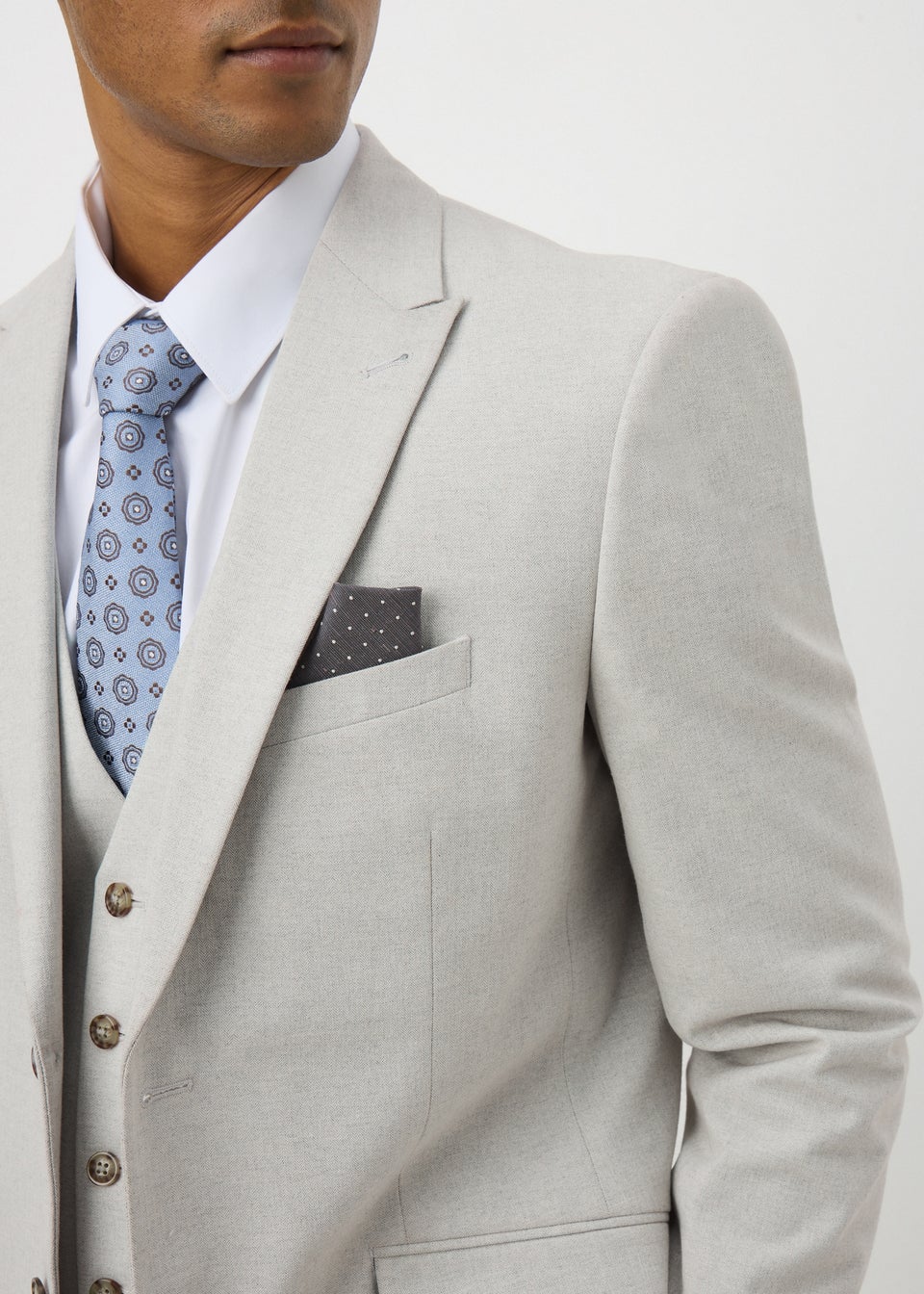 Taylor & Wright Carlo Italian Stone Tailored Suit Jacket