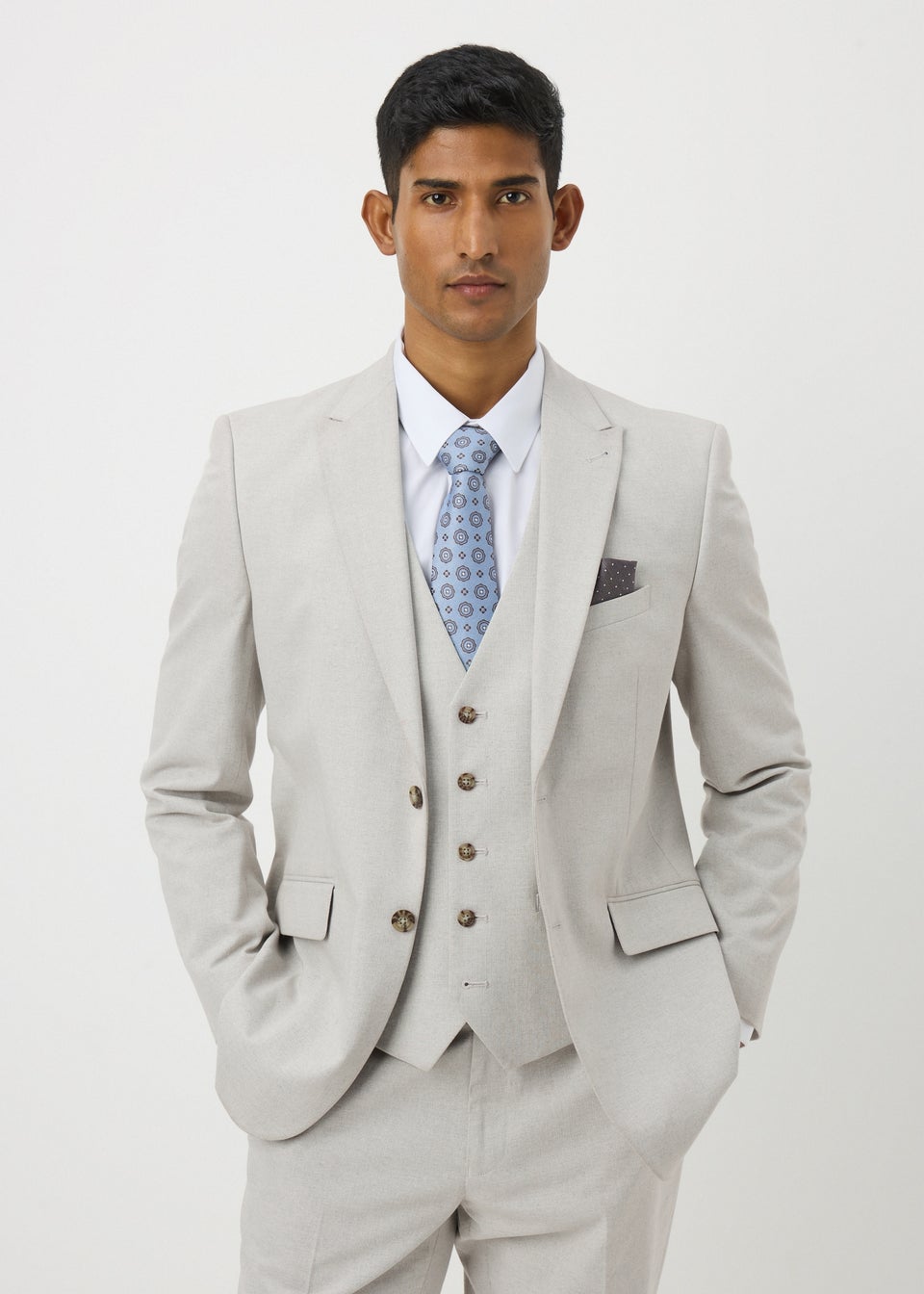 Taylor & Wright Carlo Italian Stone Tailored Suit Jacket