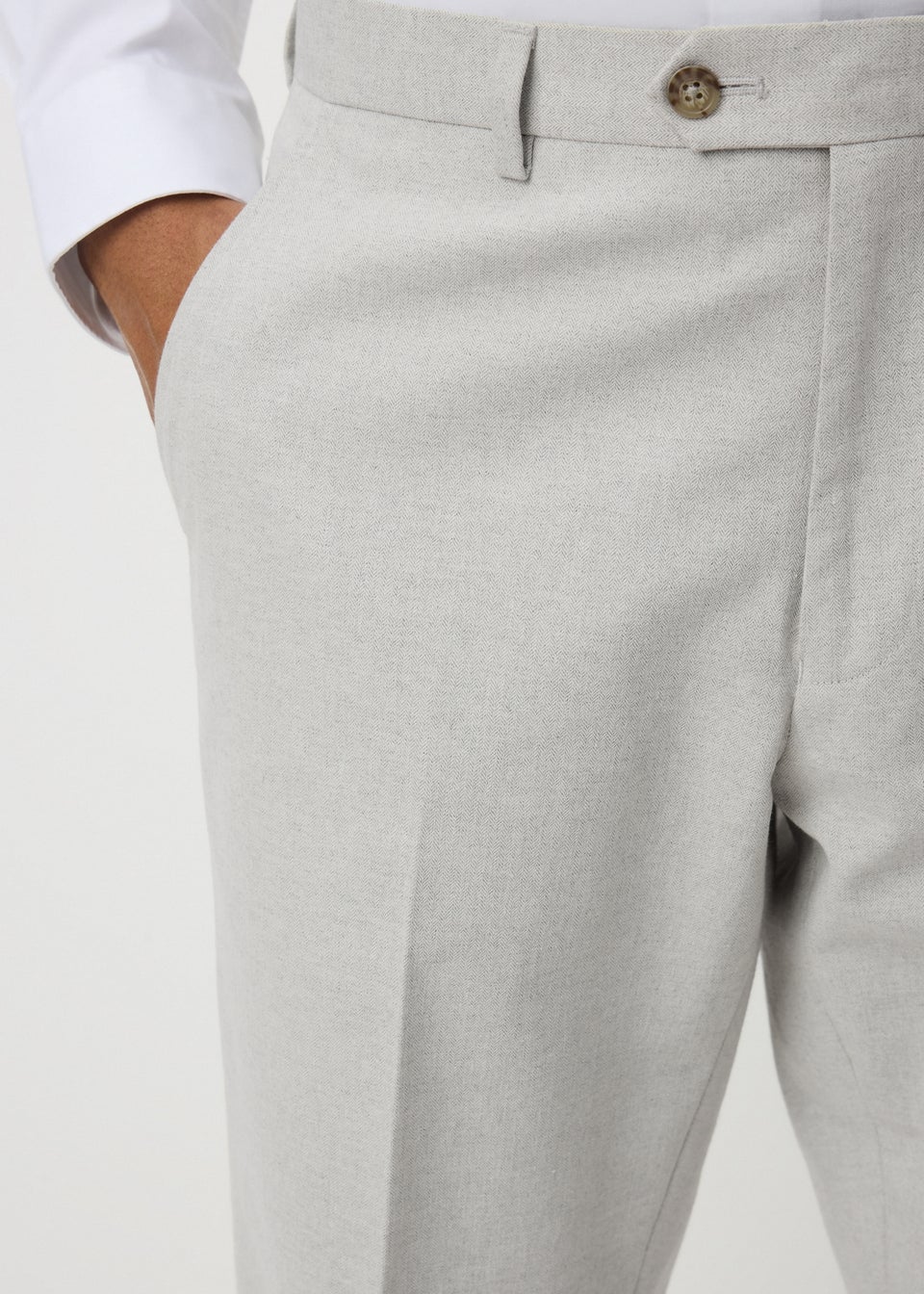 Taylor & Wright Carlo Italian Stone Tailored Suit Trousers