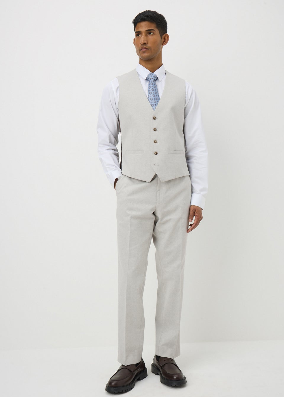 Taylor & Wright Carlo Italian Stone Tailored Suit Trousers