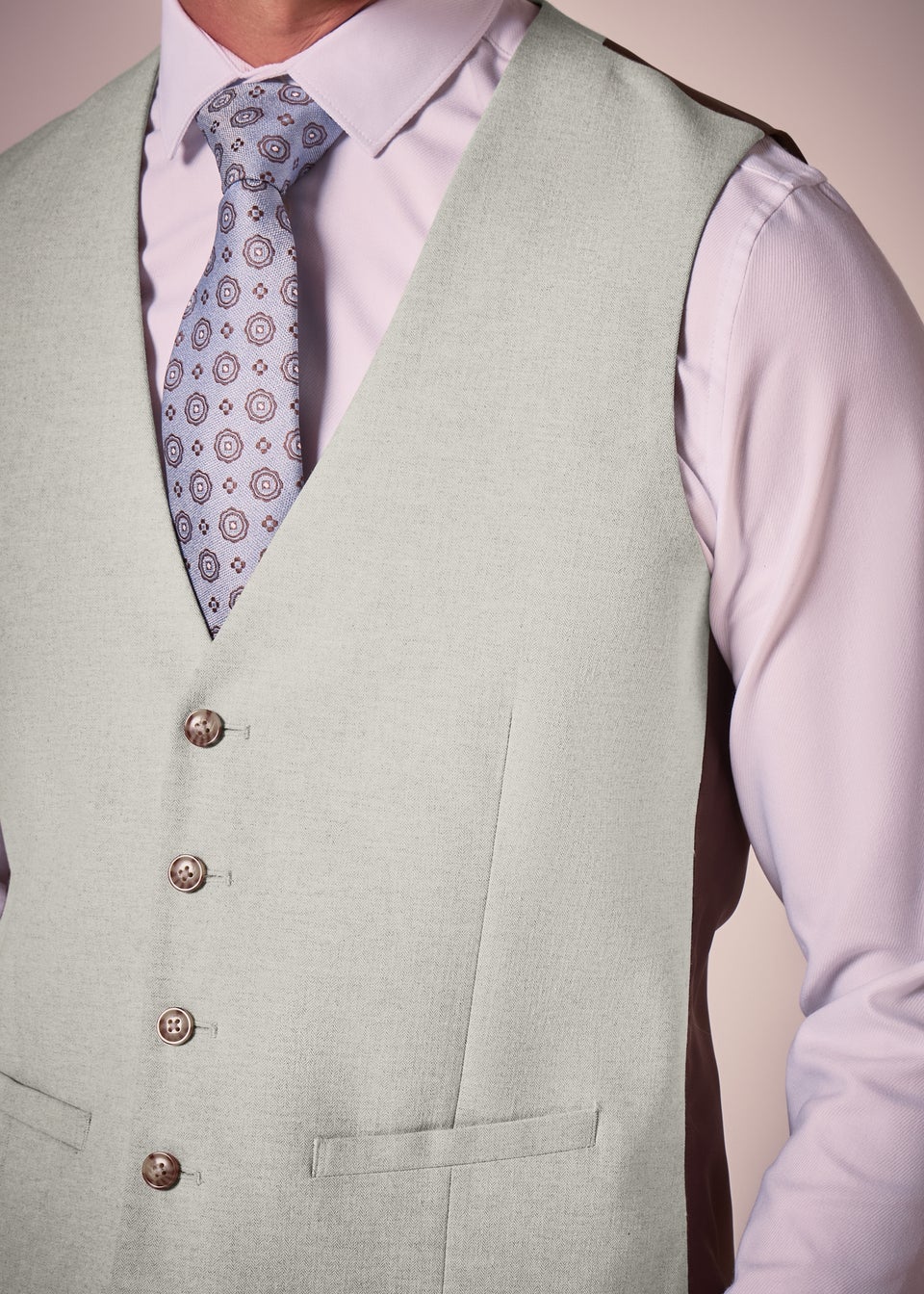 Taylor & Wright Carlo Italian Stone Tailored Waistcoat