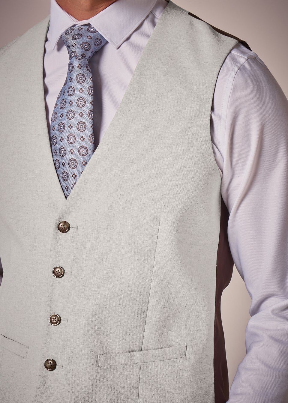 Taylor & Wright Carlo Italian Stone Tailored Waistcoat