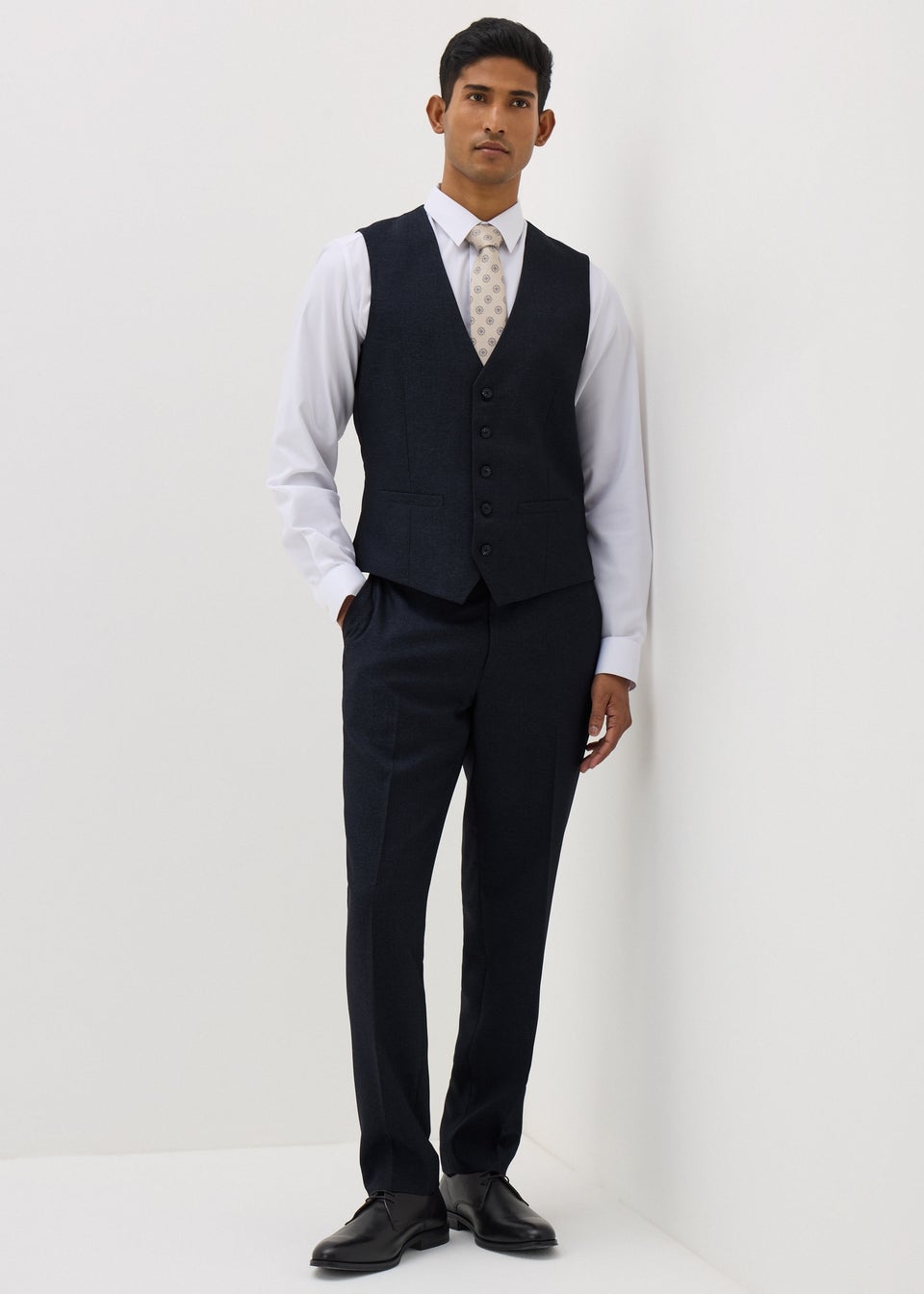 Taylor & Wright Vence Navy Tailored Trousers