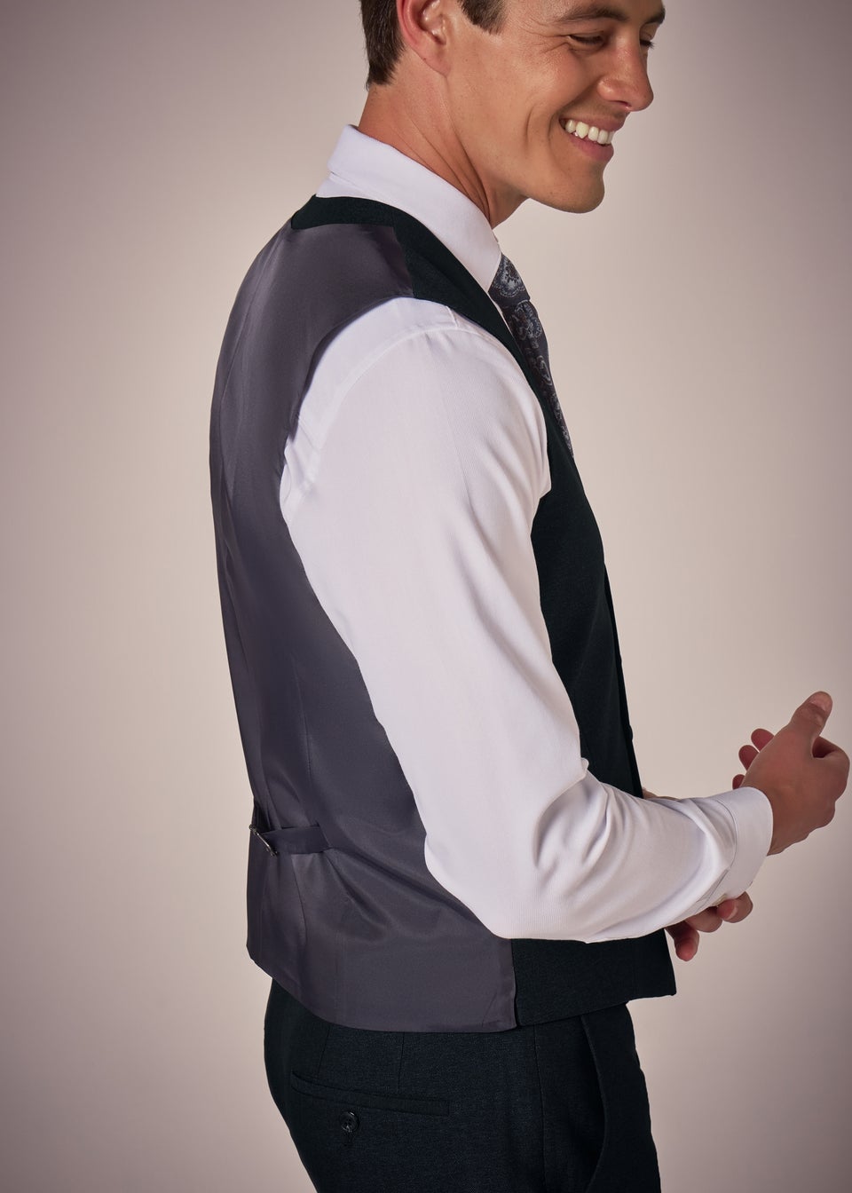 Taylor & Wright Vence Navy Waistcoat