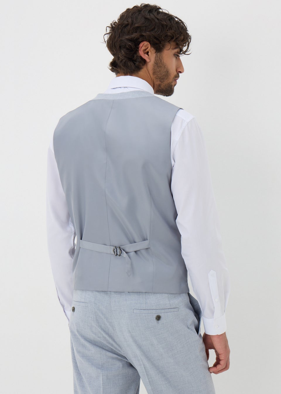 Taylor & Wright Azure Grey Melange Waistcoat